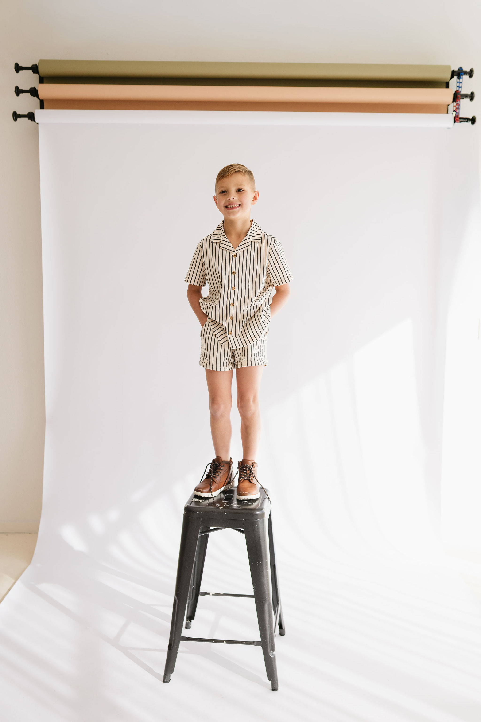 Teak in a standing lifestyle portrait
